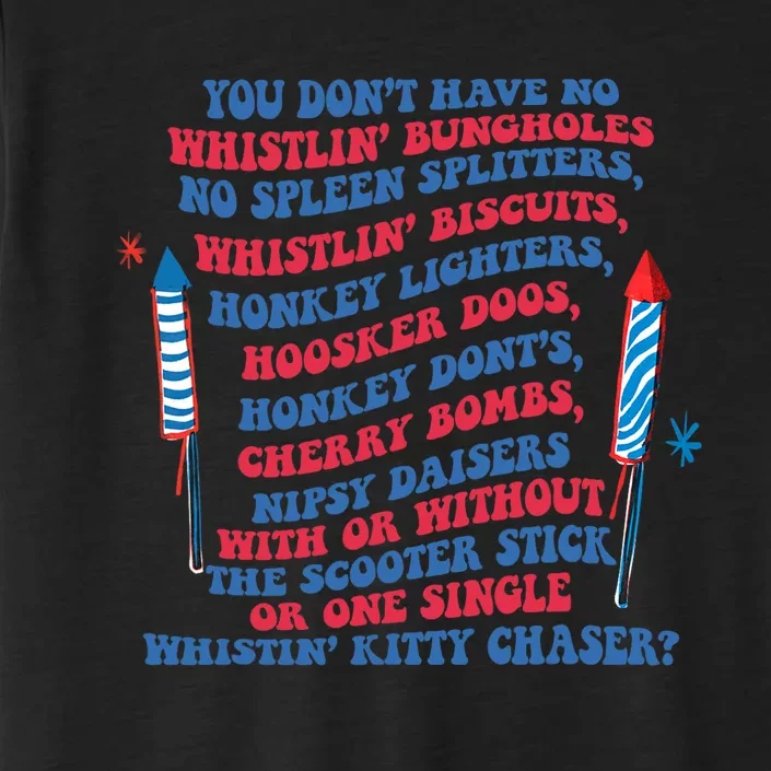 You Don’T Have No Whistlin’ Bungholes ChromaSoft Performance T-Shirt