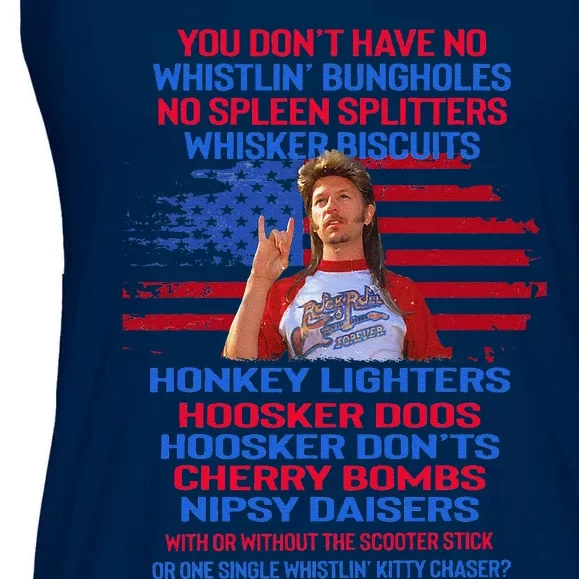 You DonT Have No Whistling Bungholes Usa Flag 4th Of July Ladies Essential Flowy Tank