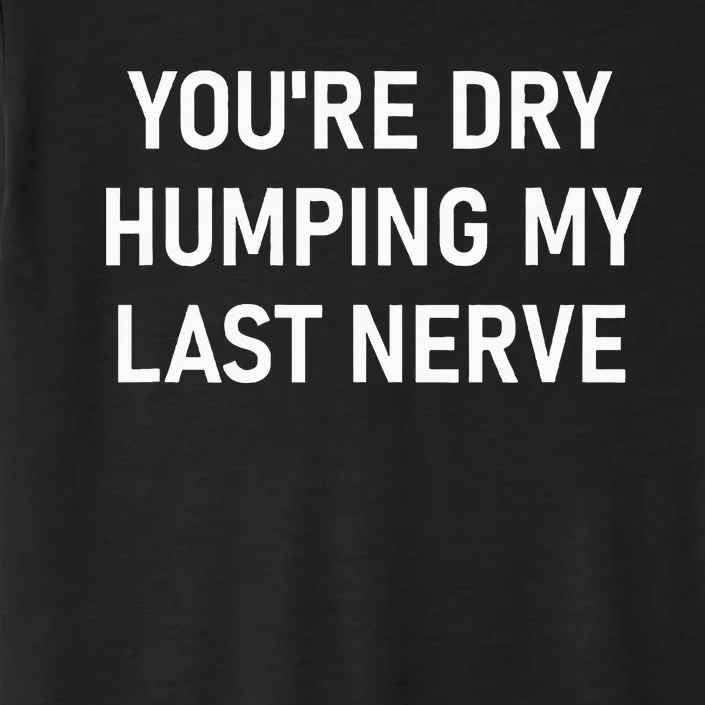 YouRe Dry Humping My Last Nerve ChromaSoft Performance T-Shirt