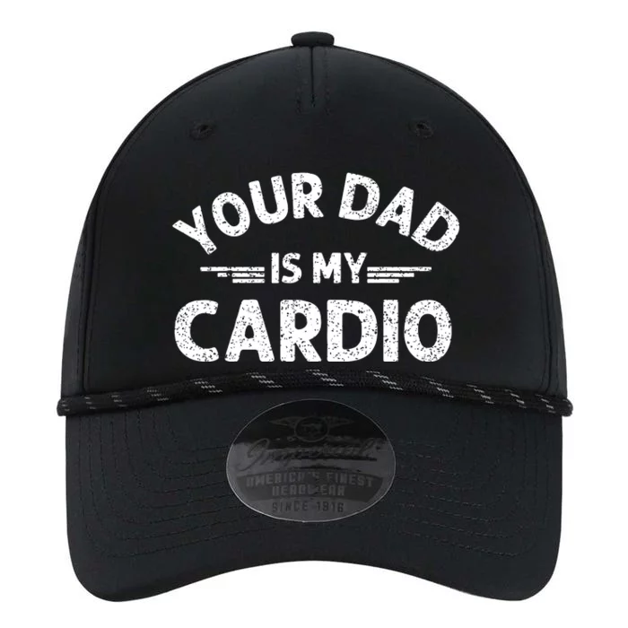 Your Dad Is My Cardio Shirts Fathers Day Womens Mens Performance The Dyno Cap