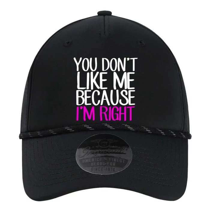 You Don't Like Me Because I'm Right Performance The Dyno Cap