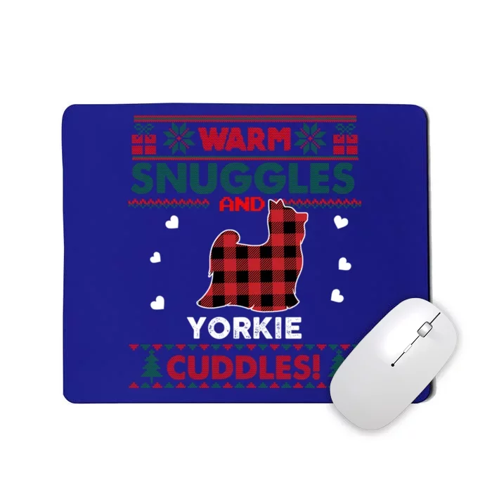 Yorkie Dog Lover Yorkshire Terrier Ugly Christmas Sweater Gift Mousepad