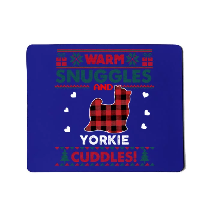 Yorkie Dog Lover Yorkshire Terrier Ugly Christmas Sweater Gift Mousepad