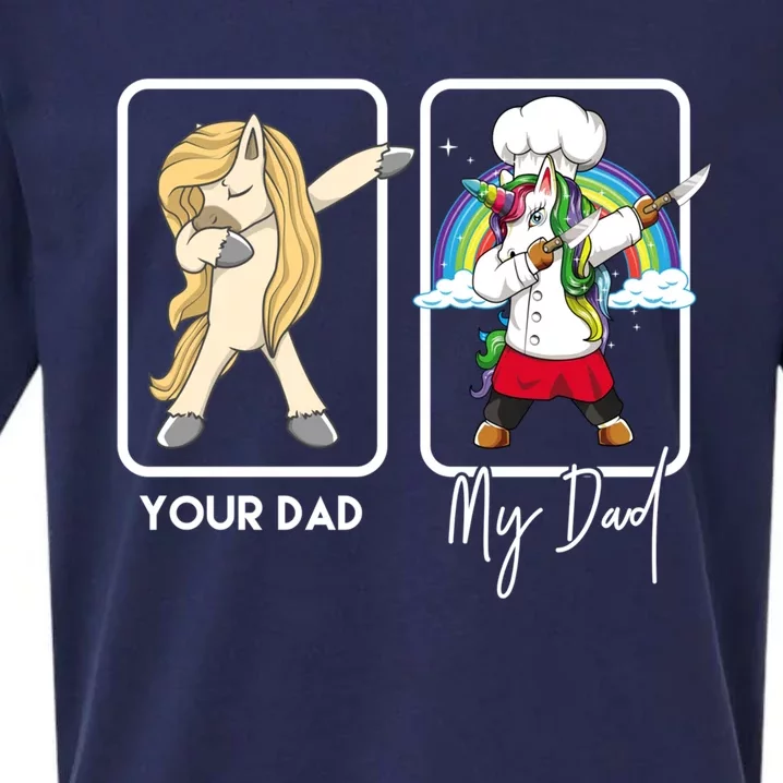 Your Dad My Dad Funny Chef Dad Master Chef Cute Gift Sueded Cloud Jersey T-Shirt