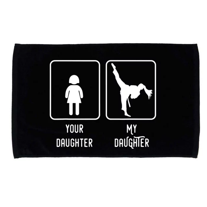 Your Daughter My Daughter Is A Fighter Proud Parent Microfiber Hand Towel