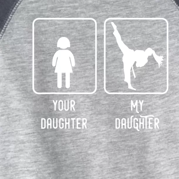 Your Daughter My Daughter Is A Fighter Proud Parent Toddler Fine Jersey T-Shirt