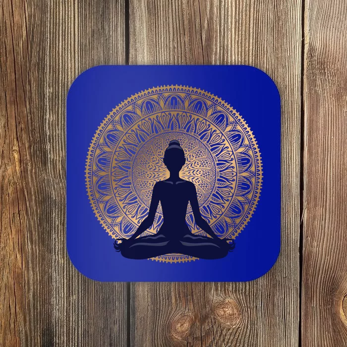 Yoga Dress Meditation Clothing Namaste Lotus Position Gift Coaster