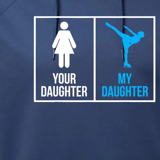 Your Daughter MY Daughter Ice Skating Performance Fleece Hoodie