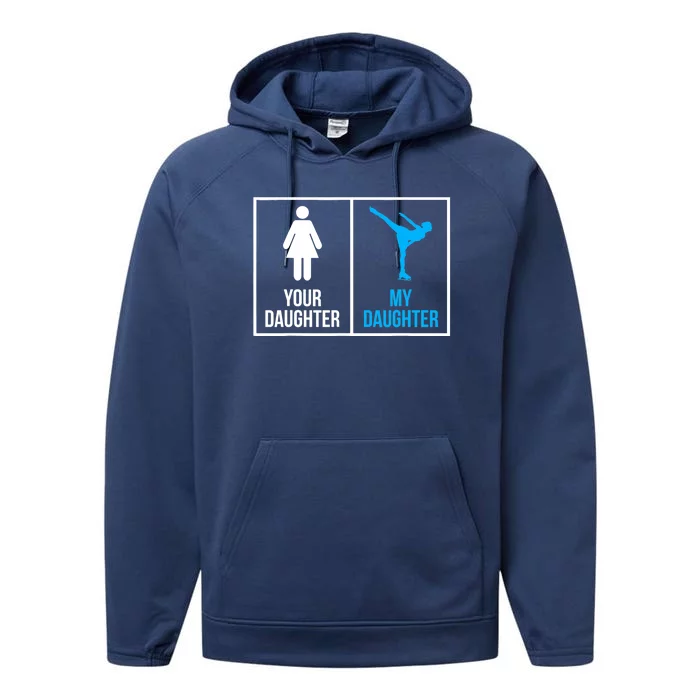 Your Daughter MY Daughter Ice Skating Performance Fleece Hoodie