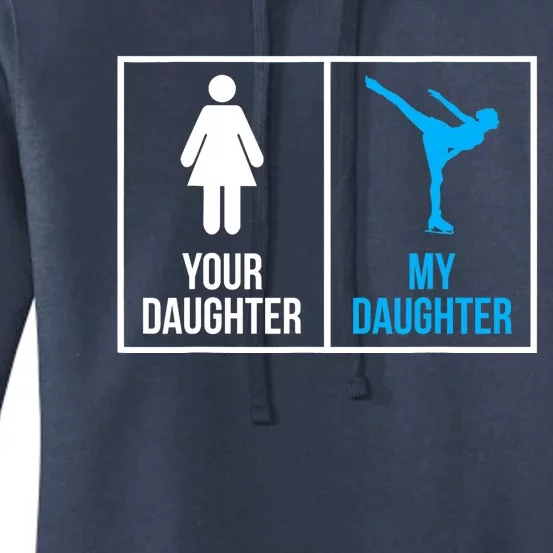 Your Daughter MY Daughter Ice Skating Women's Pullover Hoodie