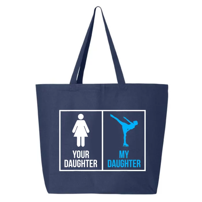 Your Daughter MY Daughter Ice Skating 25L Jumbo Tote