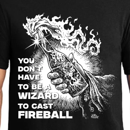 You Dont Need To Be A Wizard To Cast A F.I.R.E.B.A.L.L Diablo Macabre Pajama Set