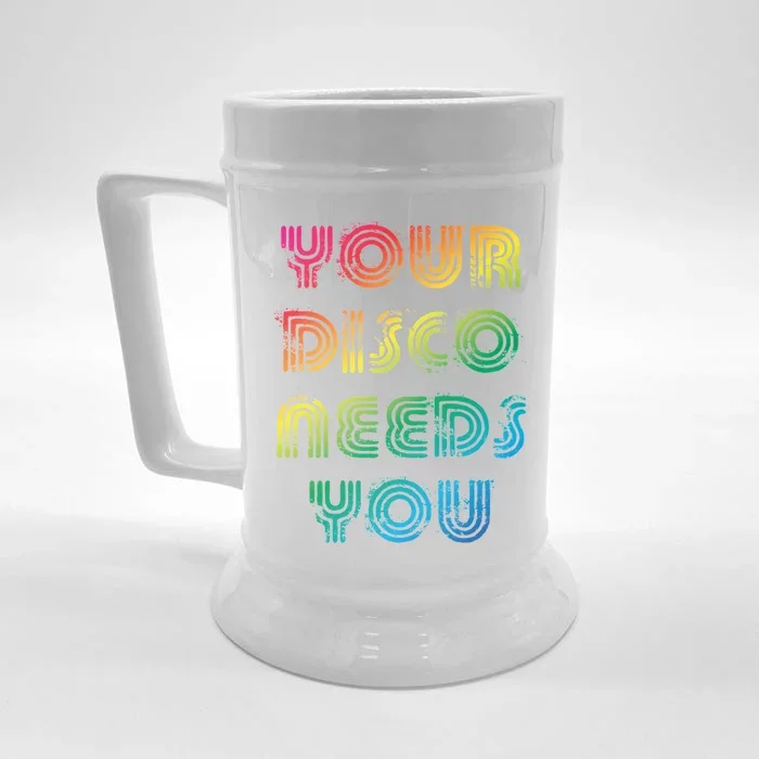 Your Disco Needs You Front & Back Beer Stein