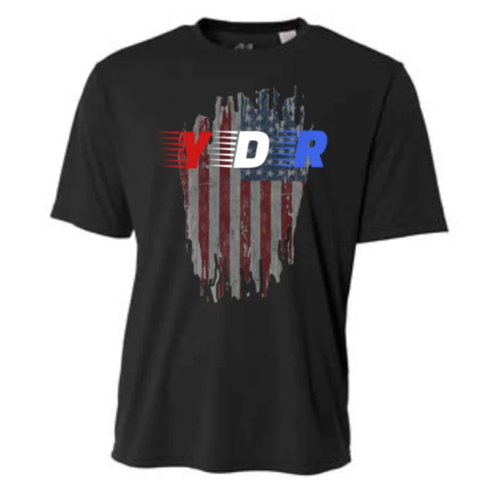 Yea Dude Racing American Cool Gift Cooling Performance Crew T-Shirt