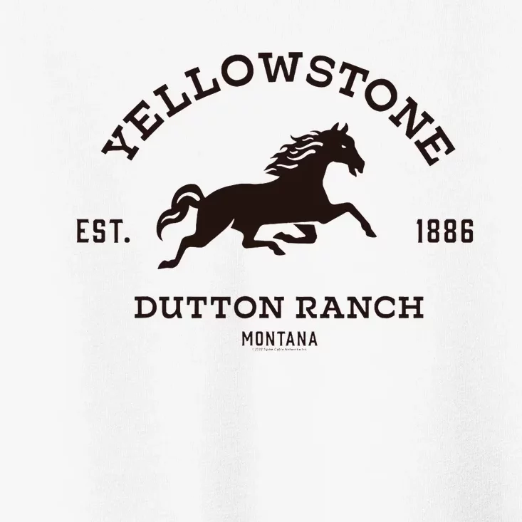 Yellowstone D.U.T.T.O.N Ranch With Horse Toddler T-Shirt