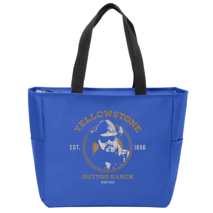 Yellowstone Dutton Ranch Rip Wheeler Look Zip Tote Bag