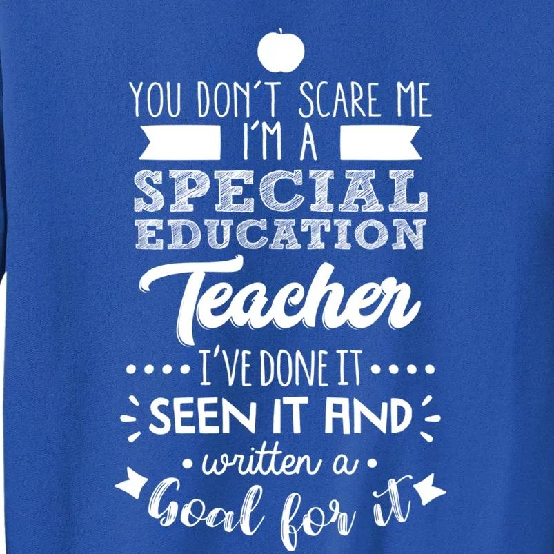 You Don't Scare Me I'm A Special Education Teacher Gift Tall Sweatshirt