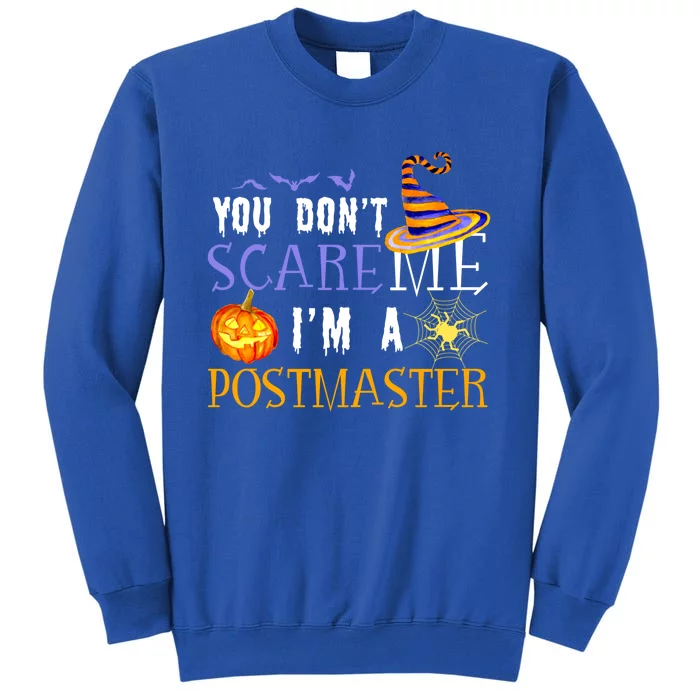 You Don't Scare Me I'm A Postmaster Halloween Matching Funny Gift Tall Sweatshirt