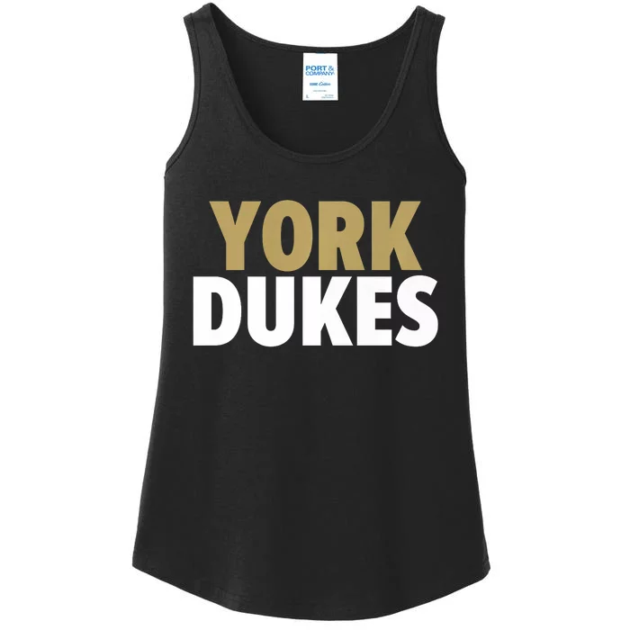 York Dukes School Spirit Ladies Essential Tank