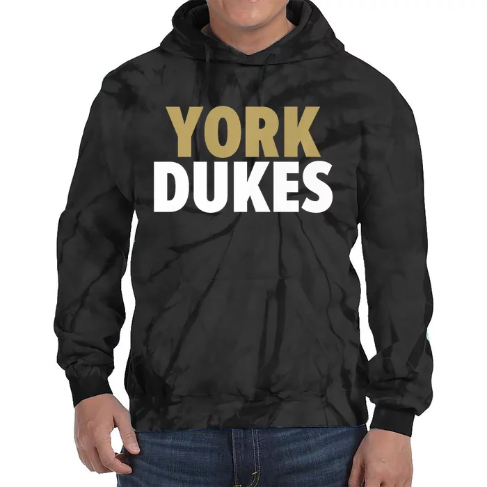 York Dukes School Spirit Tie Dye Hoodie