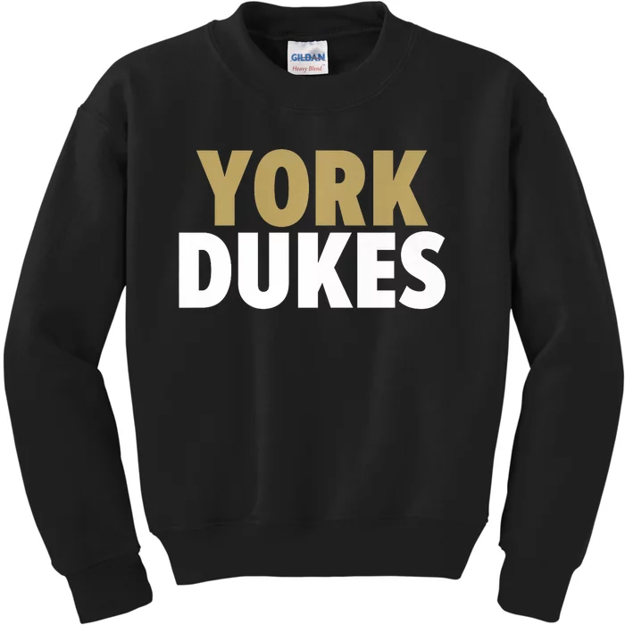 York Dukes School Spirit Kids Sweatshirt