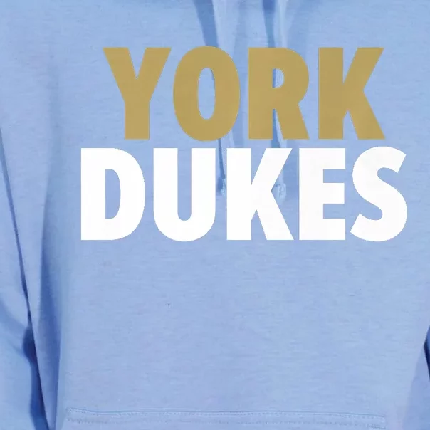 York Dukes School Spirit Unisex Surf Hoodie