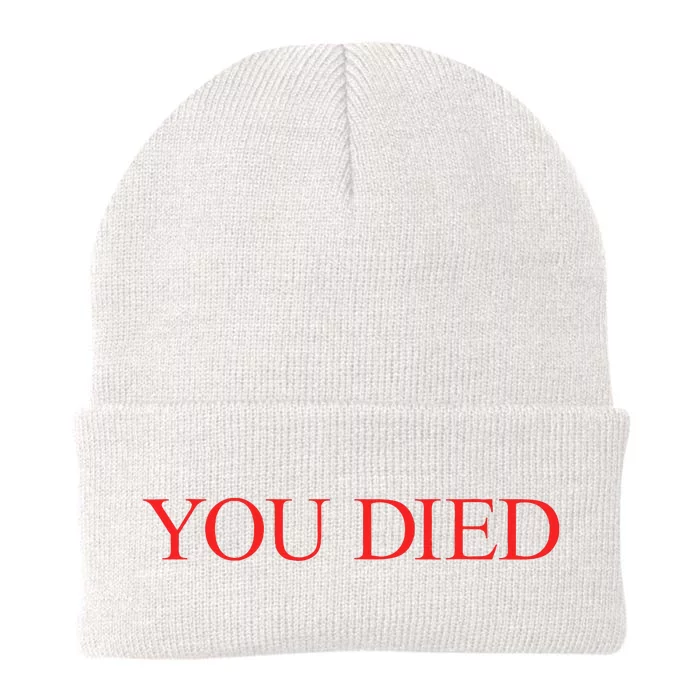 You Died Souls Ring Bourne Rpg Video Game Knit Cap Winter Beanie