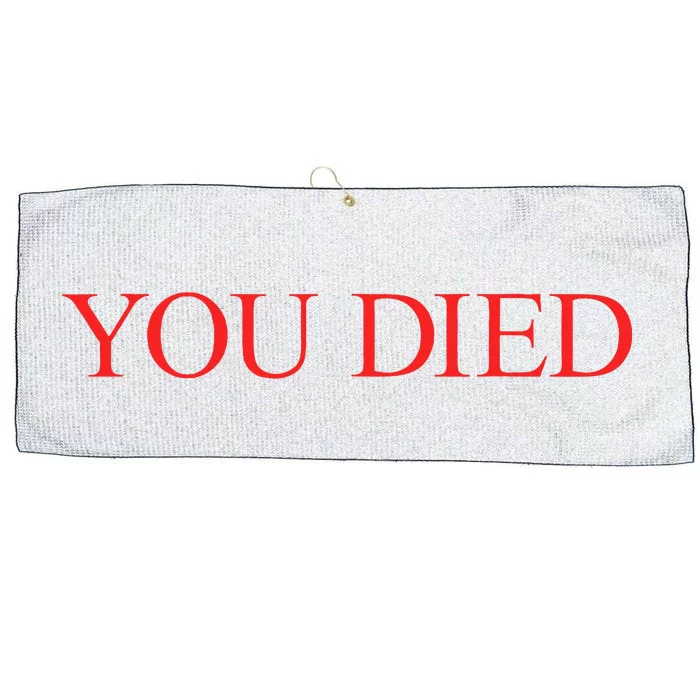 You Died Souls Ring Bourne Rpg Video Game Large Microfiber Waffle Golf Towel