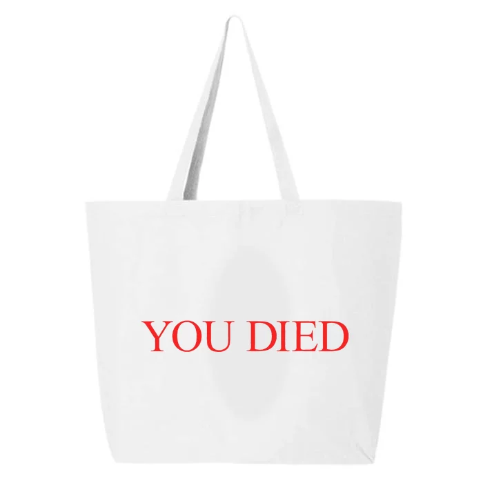 You Died Souls Ring Bourne Rpg Video Game 25L Jumbo Tote