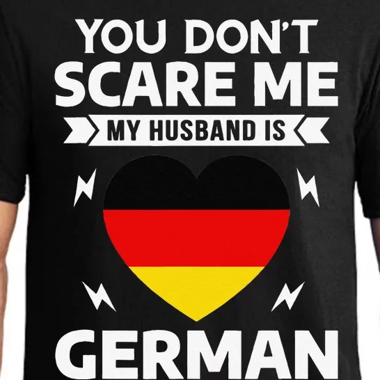 You Dont Scare Me My Husband Is German Halloween Pajama Set