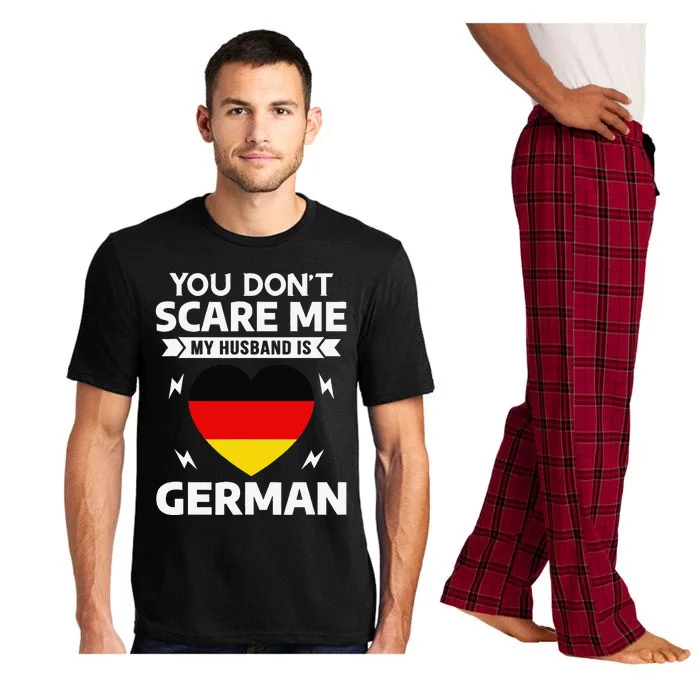 You Dont Scare Me My Husband Is German Halloween Pajama Set