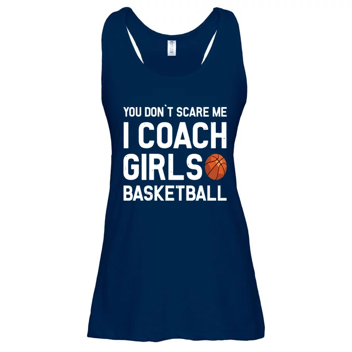 You Dont Scare Me I Coach Girl Basketball Sport Gift Ladies Essential Flowy Tank