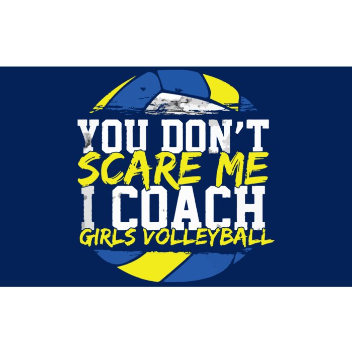 You Dont Scare Me I Coach Girl Volleyball Bumper Sticker