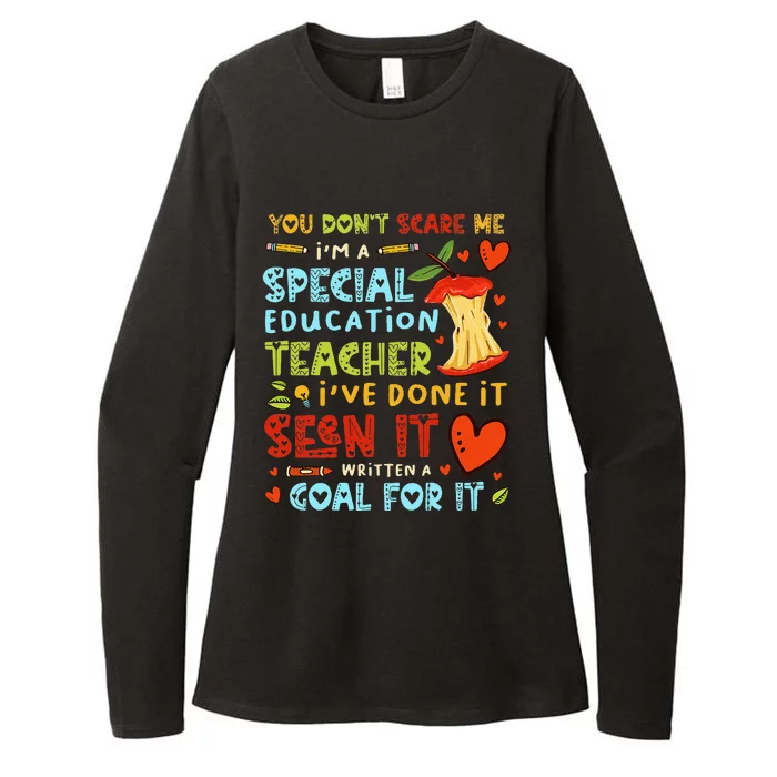 You Don't Scare Me I'm A Special Education Teacher Womens CVC Long Sleeve Shirt