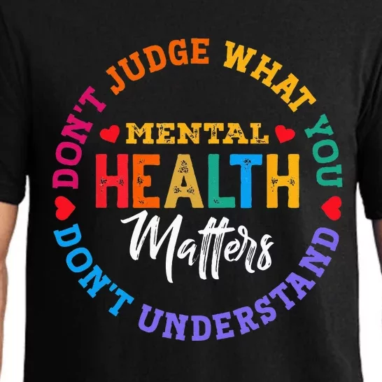 You Dont Understand Mental Health Awareness Green Ribbon Pajama Set