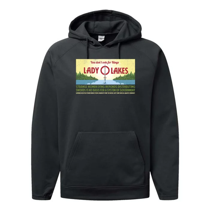 You DonT Vote For Kings Performance Fleece Hoodie