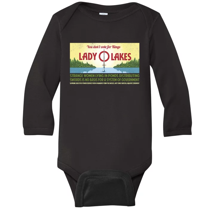 You DonT Vote For Kings Baby Long Sleeve Bodysuit