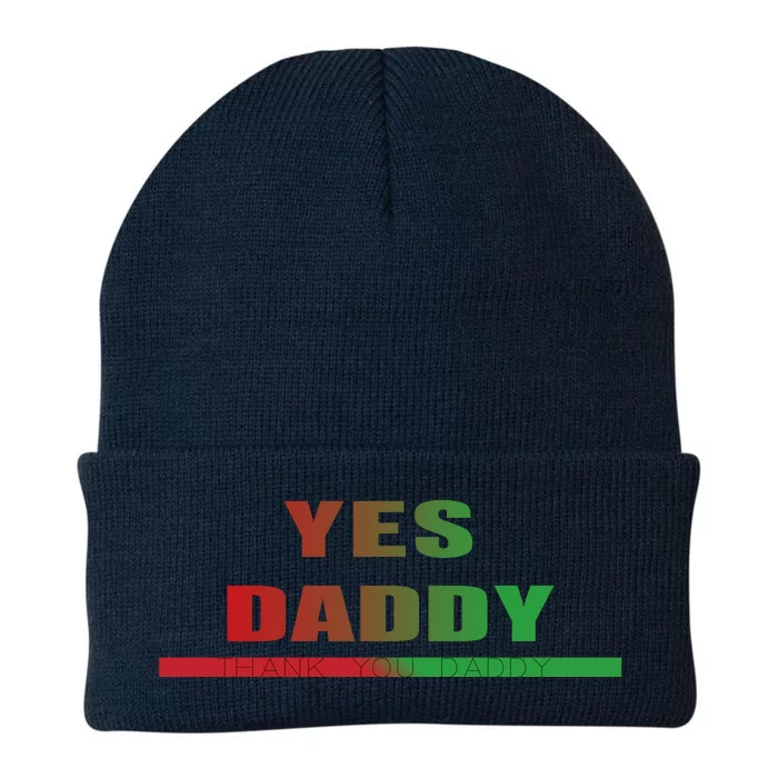 Yes Daddy Knit Cap Winter Beanie