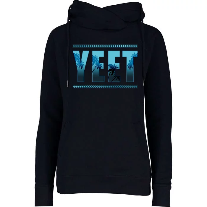 Yeet Design Womens Funnel Neck Pullover Hood