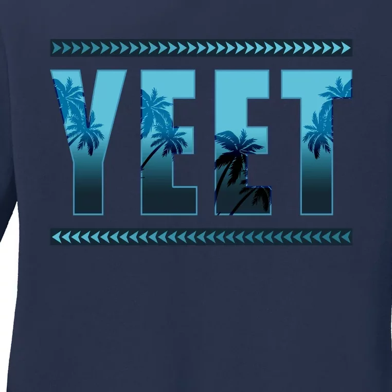 Yeet Design Ladies Long Sleeve Shirt