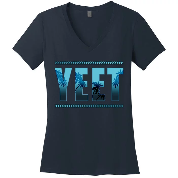 Yeet Design Women's V-Neck T-Shirt