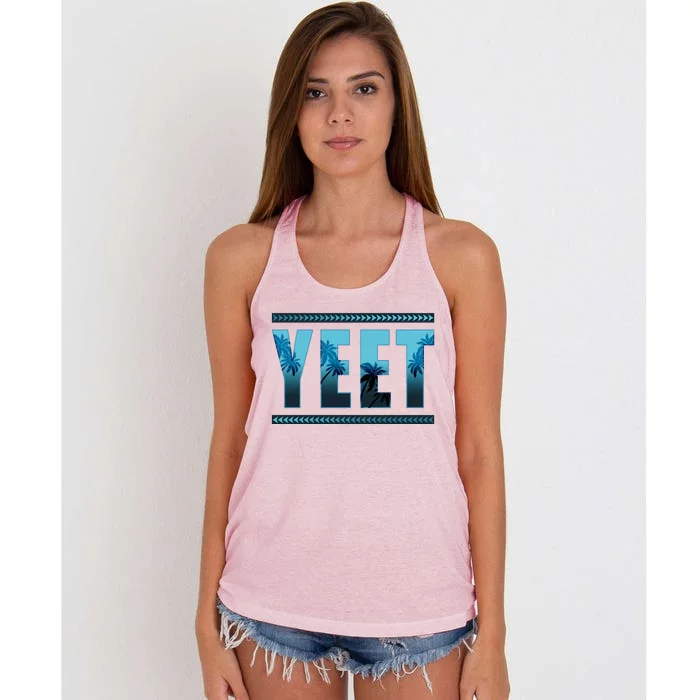 Yeet Design Women's Knotted Racerback Tank