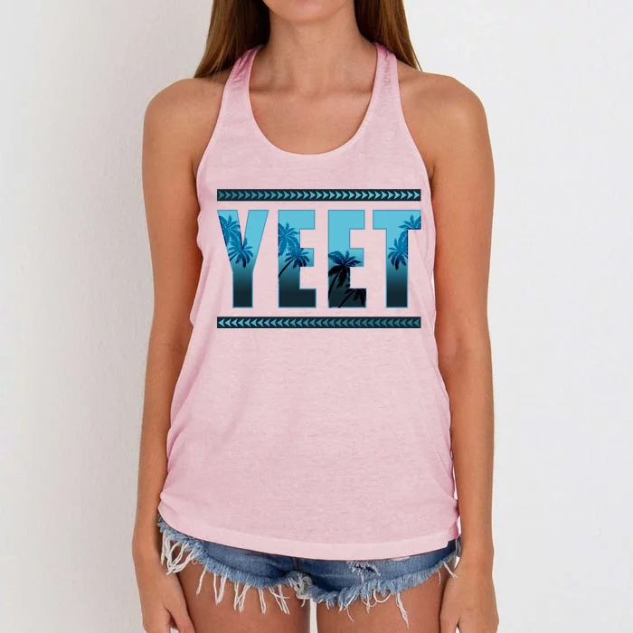 Yeet Design Women's Knotted Racerback Tank