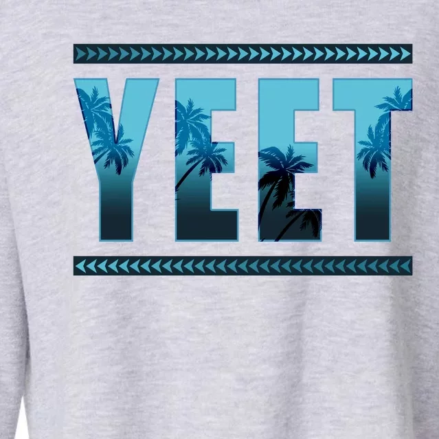 Yeet Design Cropped Pullover Crew