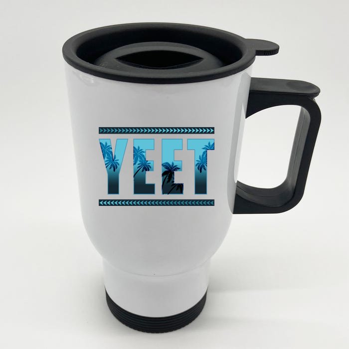 Yeet Design Front & Back Stainless Steel Travel Mug