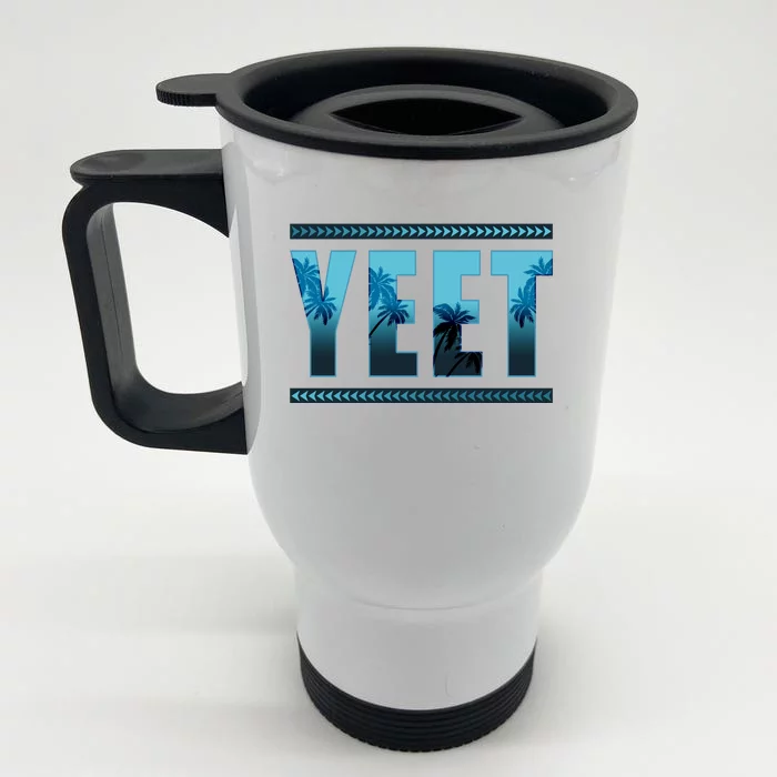 Yeet Design Front & Back Stainless Steel Travel Mug