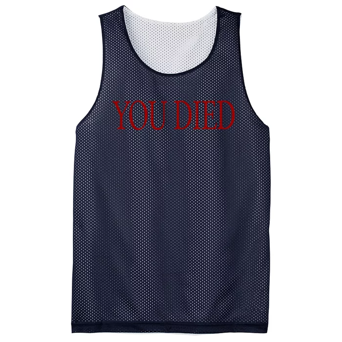 You Died! Mesh Reversible Basketball Jersey Tank