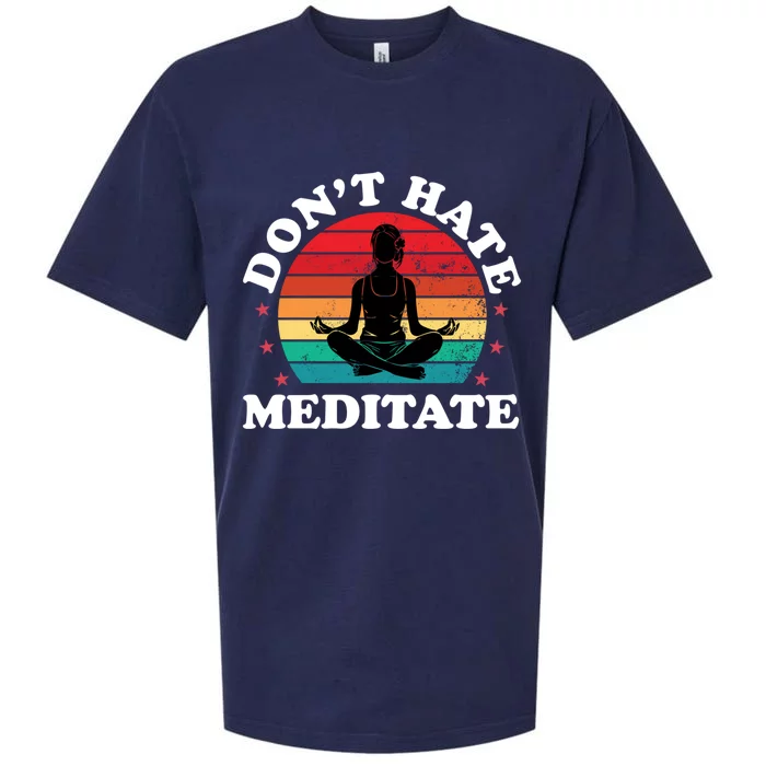 Yoga Day Zen Buddhism Meditation Instructor Meditate Cute Gift Sueded Cloud Jersey T-Shirt