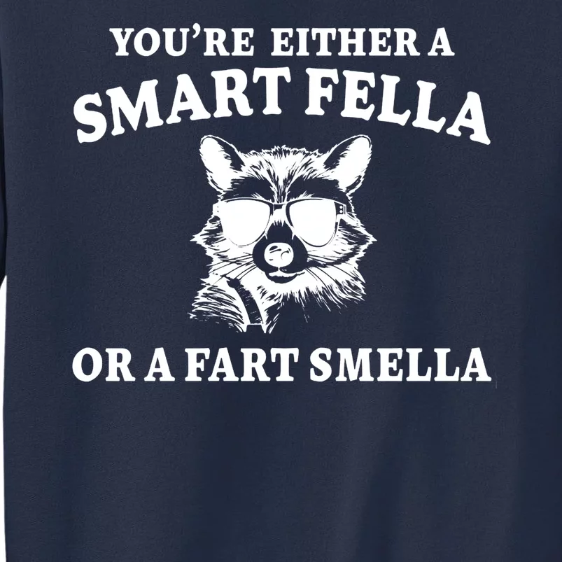 Youre Either A Smart Fella Or A Fart Smella Funny Sweatshirt