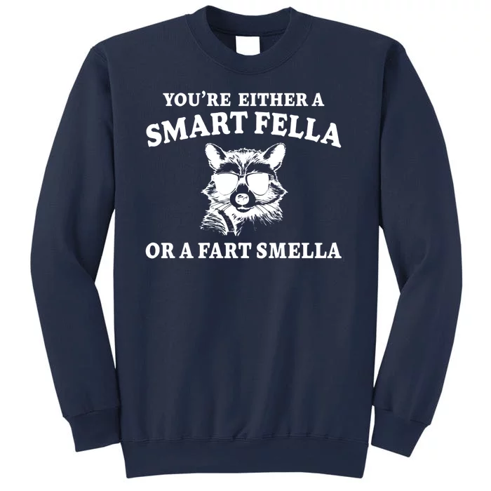 Youre Either A Smart Fella Or A Fart Smella Funny Sweatshirt